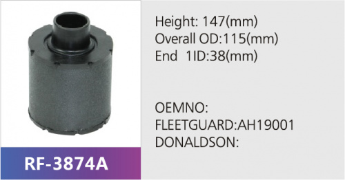 Фильтр воздушный RF-3874A (1/)