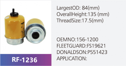 Фильтр топливный RF-1236 (1/)