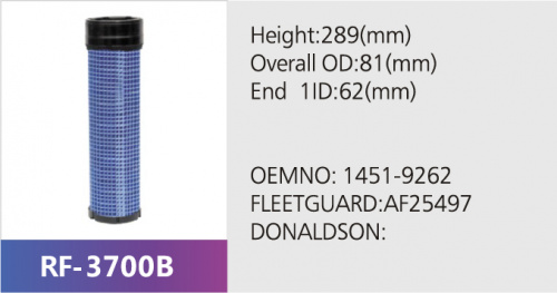 Фильтр воздушный RS3703