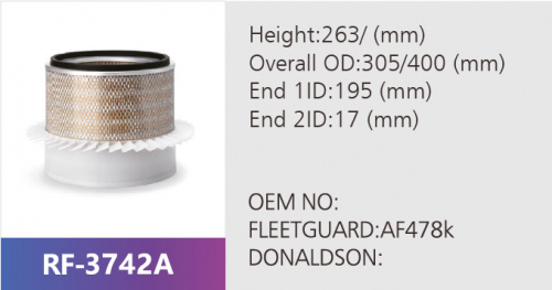 Фильтр воздушный RF-3742A (1/)