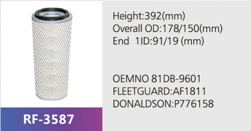 Фильтр воздушный 81DB-9601