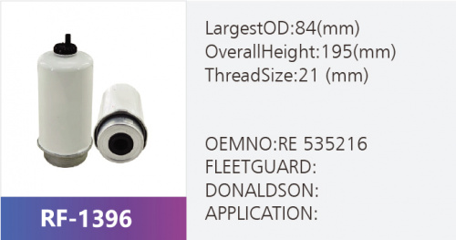 Фильтр топливный RF-1396 (1/)