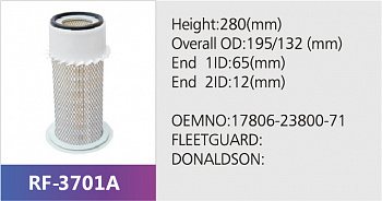 Фильтр воздушный RF-3701A (1/)