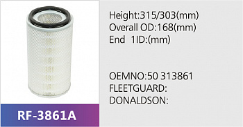 Фильтр воздушный RF-3861A (1/)