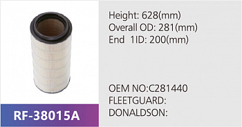 Фильтр воздушный RF-38015AB (1/)