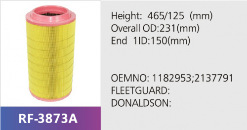 Фильтр воздушный RF-3873A (1/)